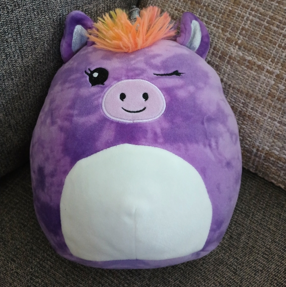 Squishmallows Other - 10 inch purple tie dye unicorn squishmallow